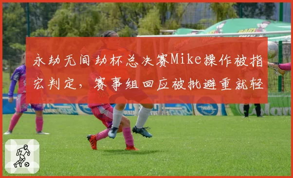 永劫无间劫杯总决赛Mike操作被指宏判定，赛事组回应被批避重就轻